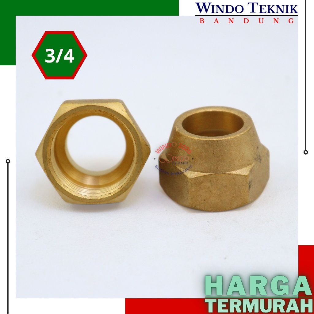 NUT NEPEL AC 3/4 | DOUBLE NEPEL | NAT NEPEL PIPA AC | NAT AC | NEPEL AC 1/2PK - 5OK I DOBEL NEPEL AC