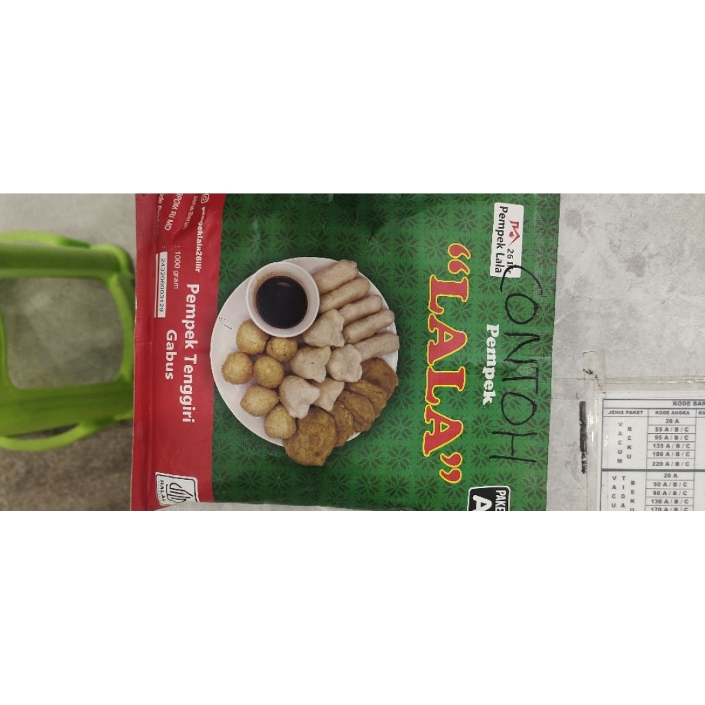 

PAKET A 2KG PREMIUM.pempek Lala 26 ilir palembang