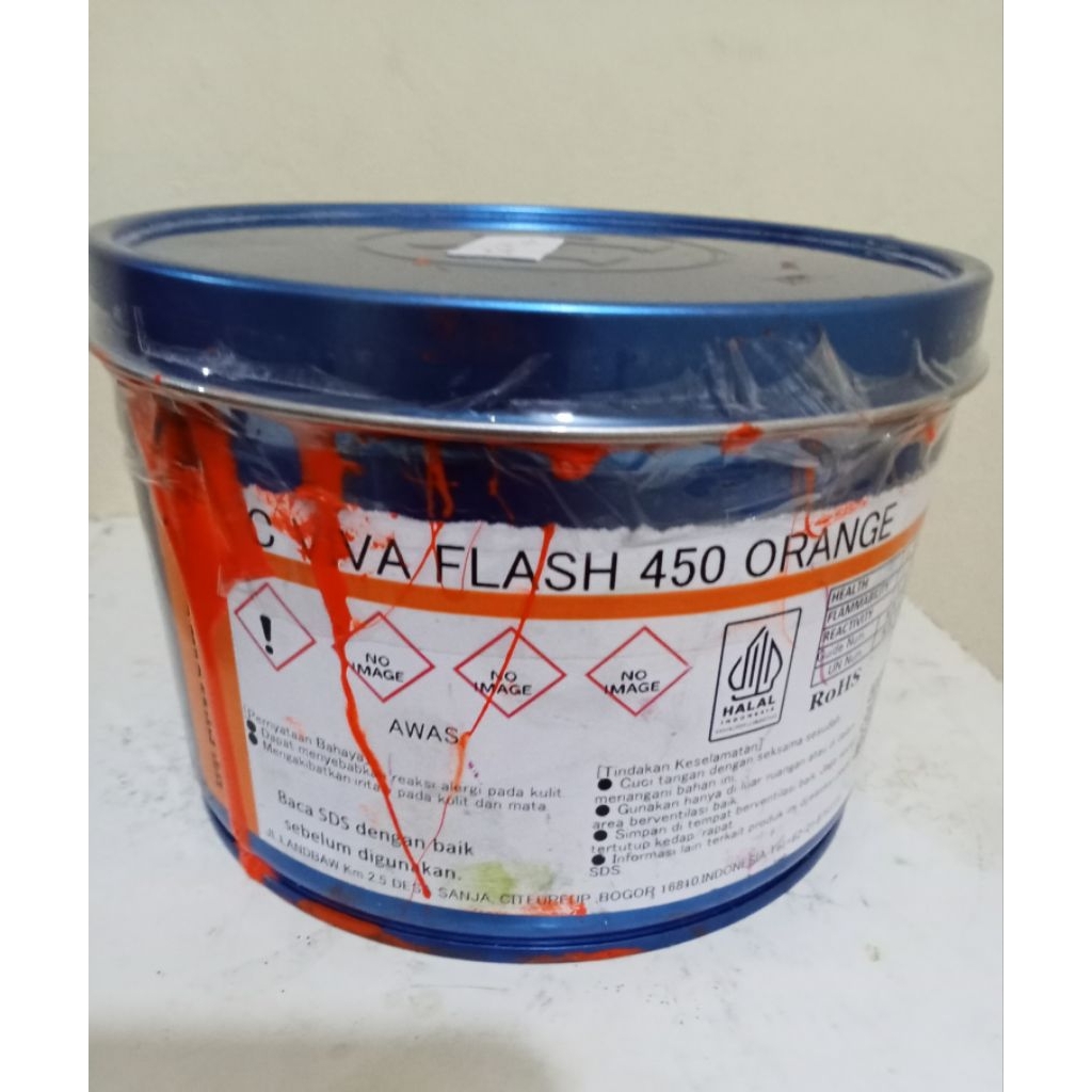 Tinta offset cemani toka viva flash 450 orange (stabilo)