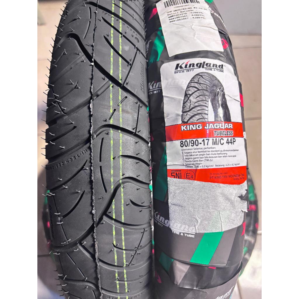 ban kingland 80/90-17 tubeless ban belakang motor bebek tubeless