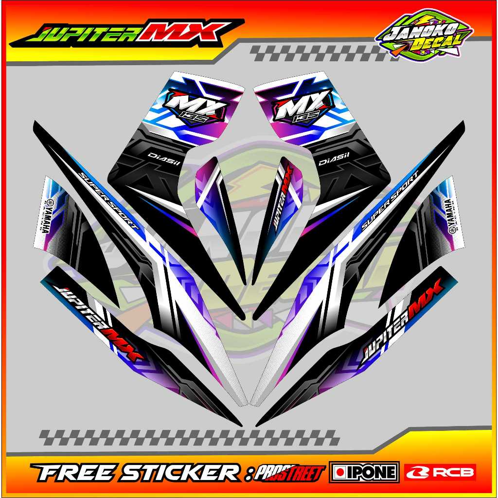 STRIPING VARIASI MOTOR YAMAHA JUPITER MX OLD / STICKER LIST MOTOR VARIASI JUPITER MX LAMA