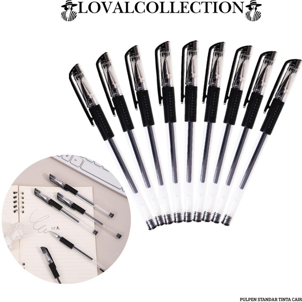 

LC PENA GEL 0.55MM 1 BOX ISI 12 H682 PULPEN STANDAR TINTA CAIR ALAT TULIS SEKOLAH KANTOR COD