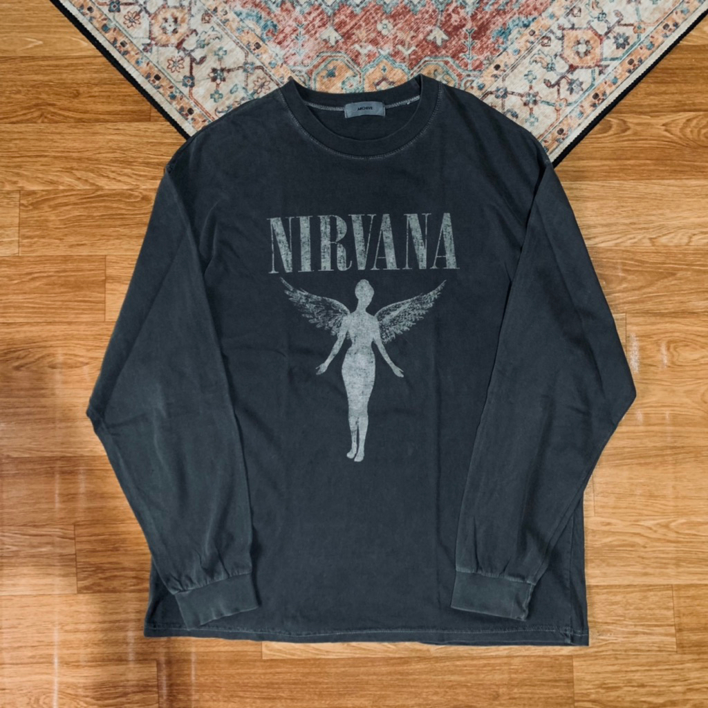 Long sleeve NIRVANA tour dying jpg