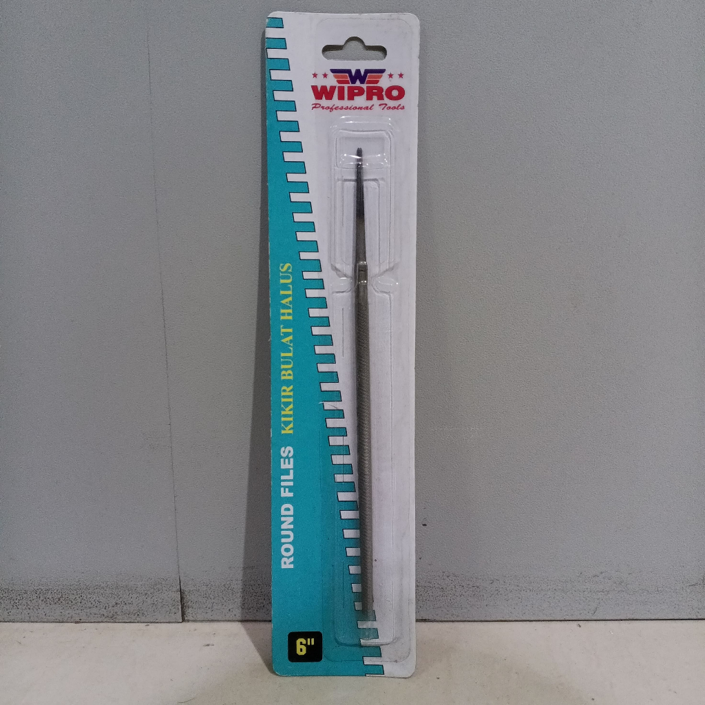 Kikir Bulat Halus 6" Wipro Kikir Halus