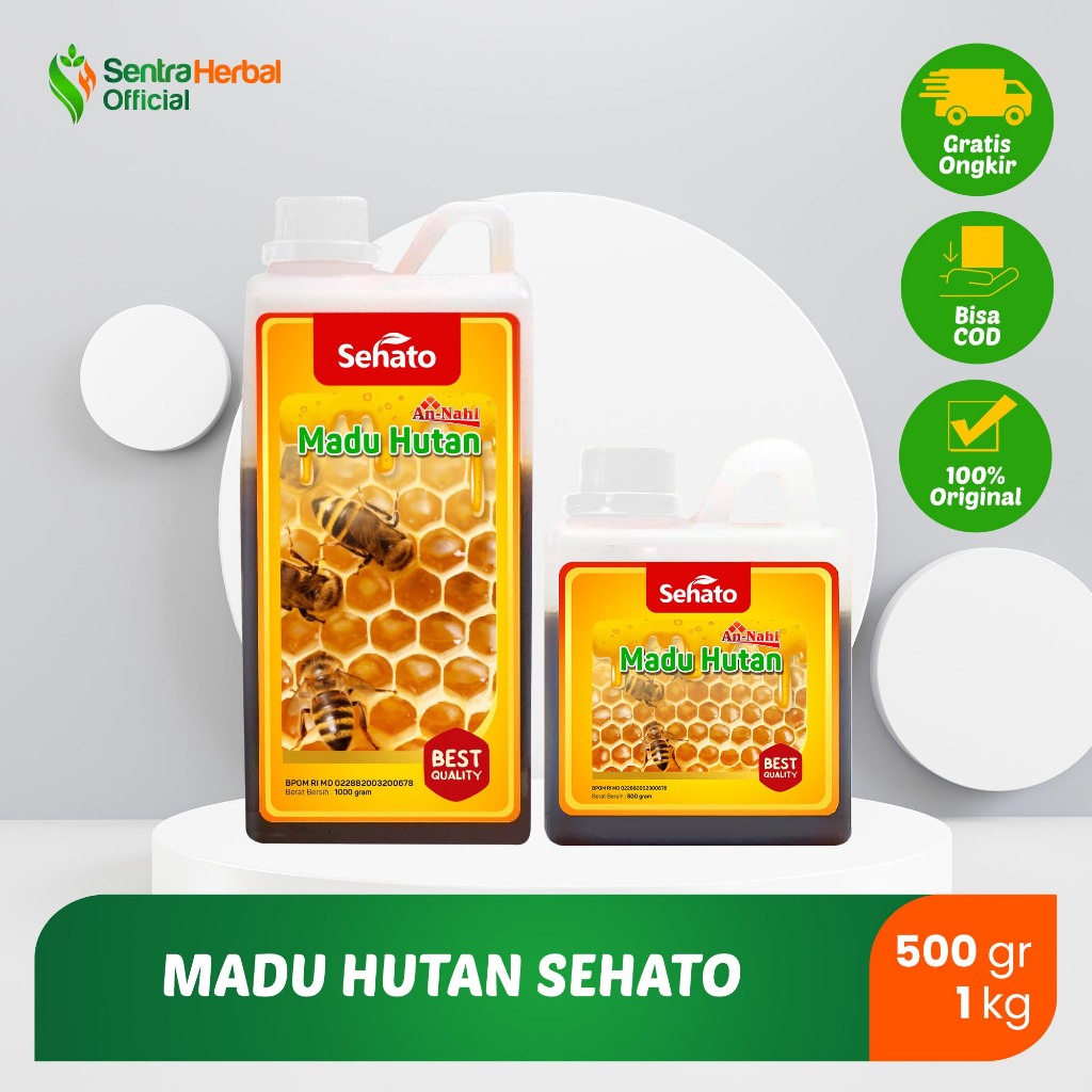 

Sehato Madu Hutan An Nahl 500 gr dan 1 kg