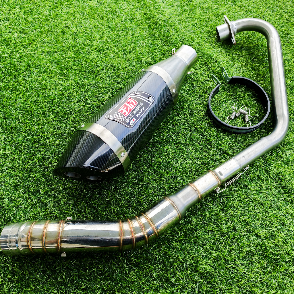 Knalpot Yoshimura Bass Adem Vixion CBR Vixion Racing R15 MX King New