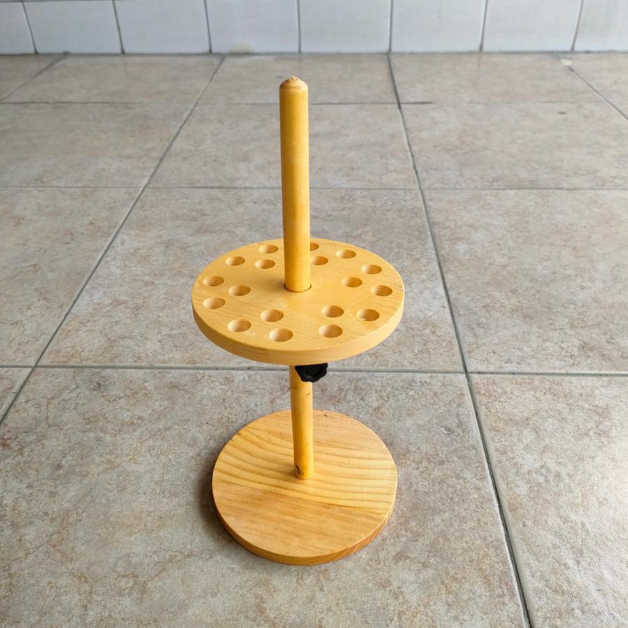 rak pipet ukur pipet volume kayu measuring