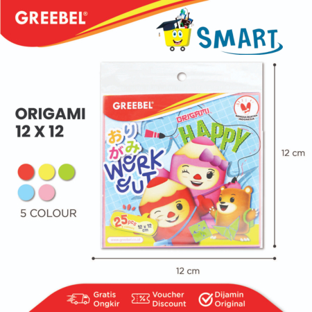 

GREEBEL KERTAS ORIGAMI 12X12