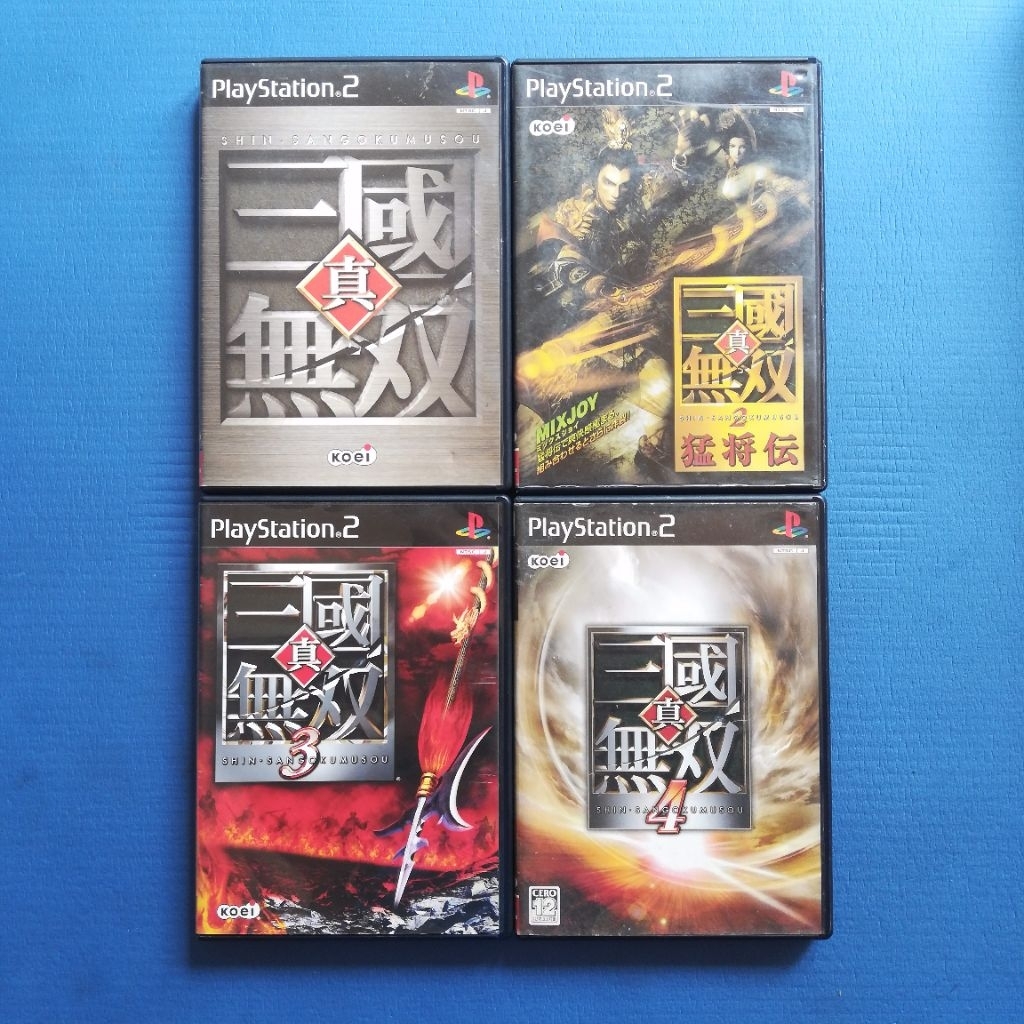Kaset CD DVD Game Playstation 2 PS2 Original Shin Sangoku Musou Dynasty Warriors 1 2 3 4 5