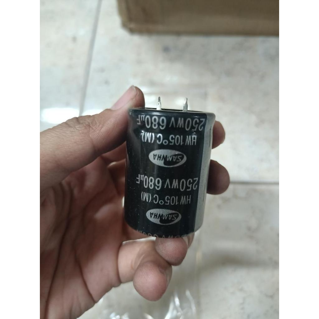 Elco Kapasitor 250v-680uf Samwha