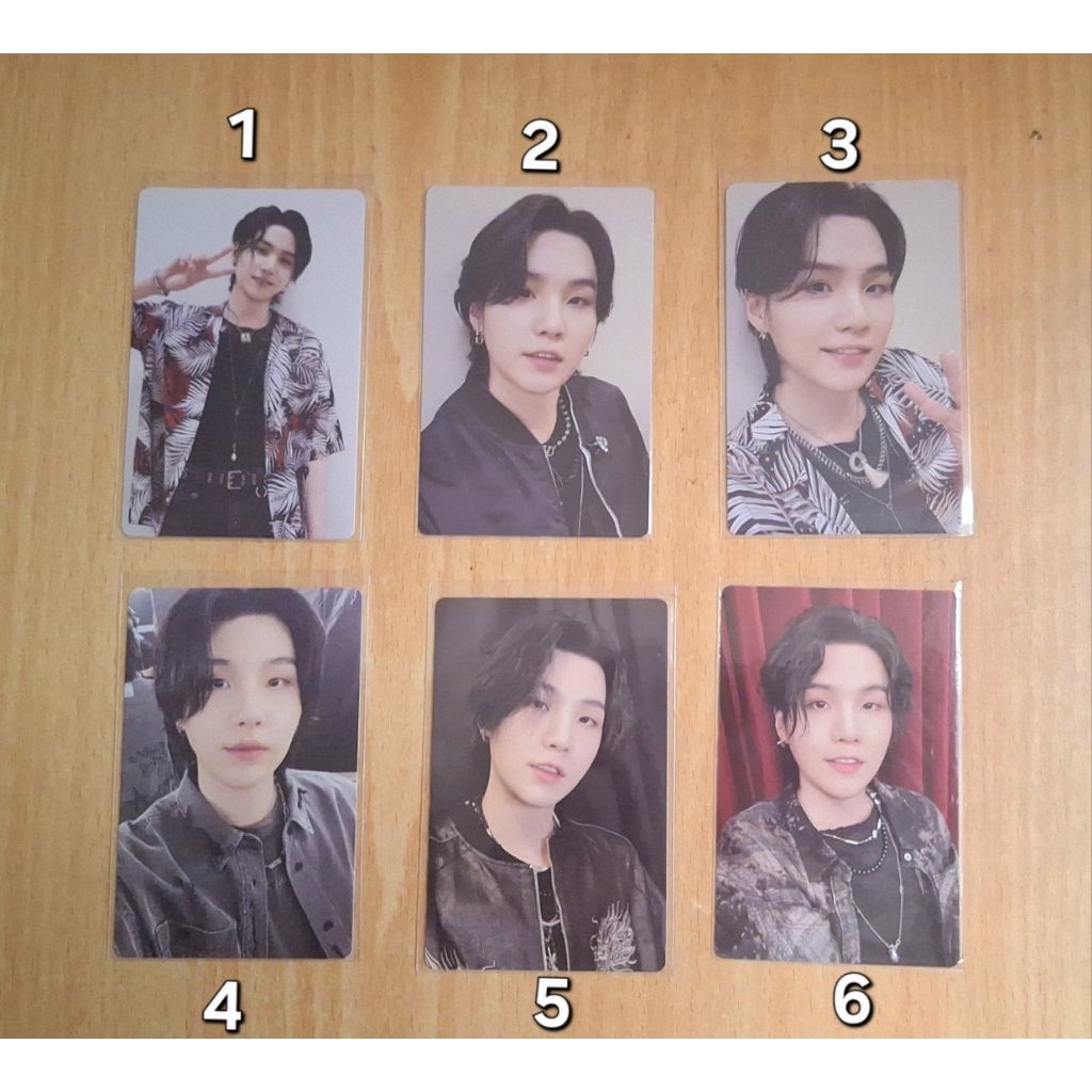 PC Photocard Official BTS Yoongi Suga Agustd D-Day