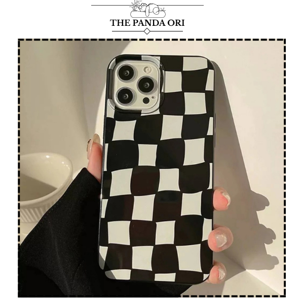 [TPO] Soft Case GRID CATUR FULL COVER IPHONE 6 6S 7 8 PLUS X XS MAX XR 11 12 13 MINI PRO MAX Casing 