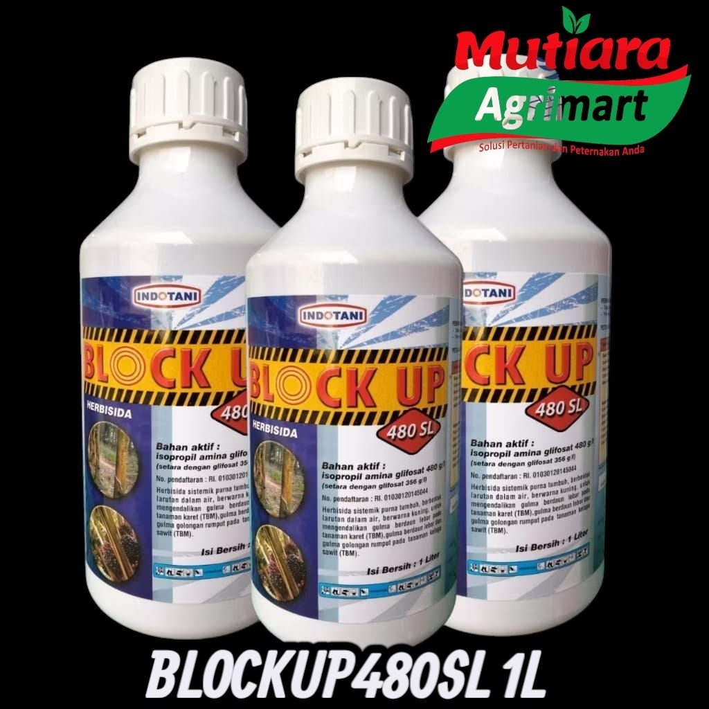 HERBISIDA SISTEMIK BLOCK UP 1L // RACUN RUMPUT BASMI KE AKAR