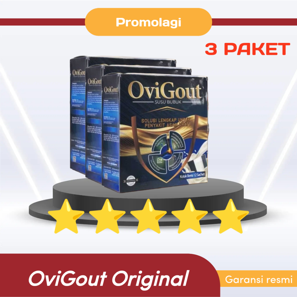 

3 Paket OviGout Susu Menyembuhkan Nyeri Sendi dan Asam Urat