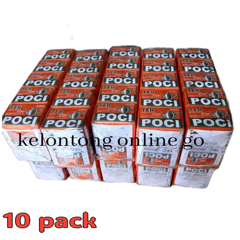 

Teh Poci Coklat 10 pack ( 1 pack isi 10 pcs @40 gram )