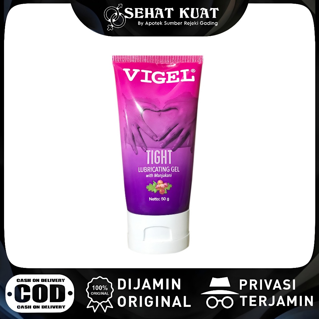 Pelumas Vigel Tight with Manjakani - 50 Gr - Lubricant Area Intim / Vigel Lubricant
