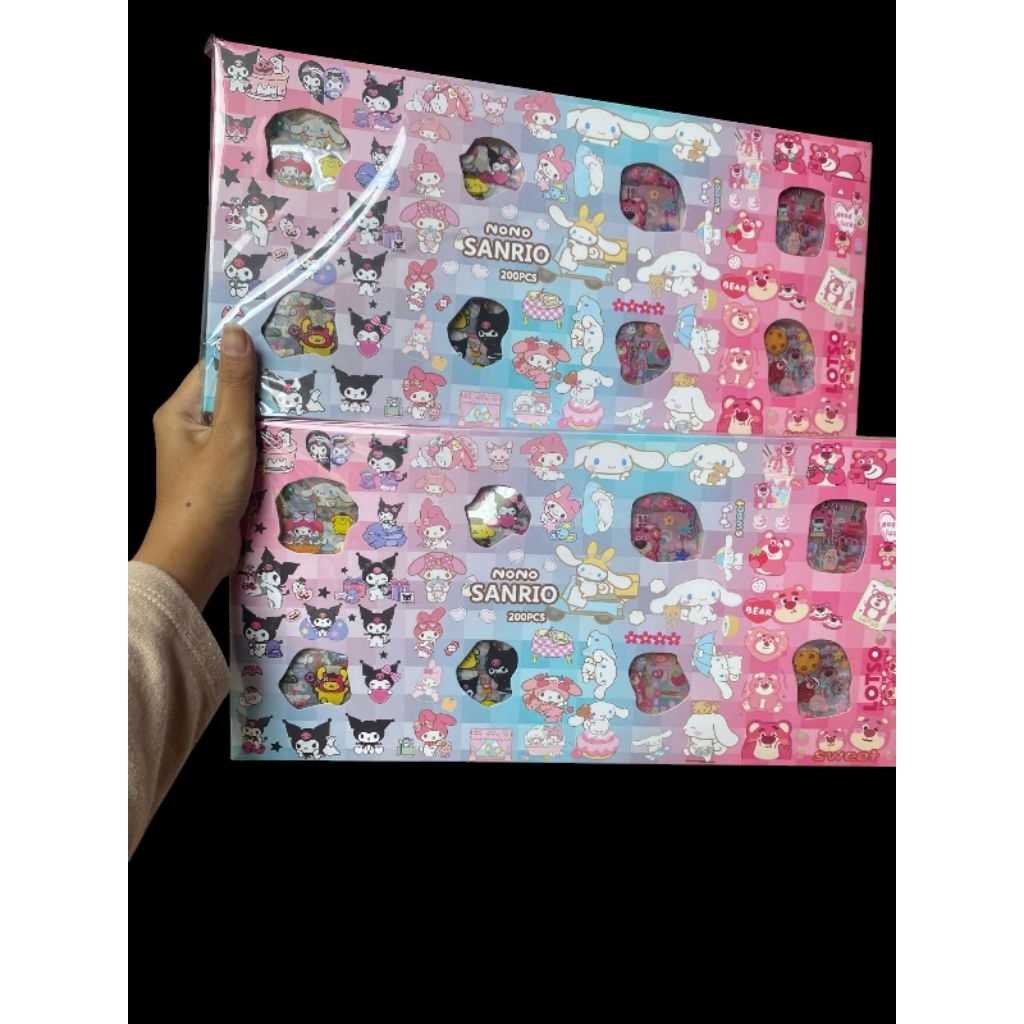 

Stiker Sanrioo 3 Karakter Isi 200 Lembar Stiker Waterproof/Stiker Jurnal/Stiker Murah