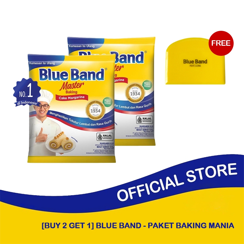 

[Buy 2 Get 1] Blue Band - Paket Baking Mania