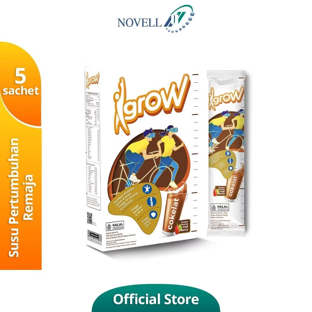 

Igrow susu peninggi badan tinggi serat tinggi kalsium