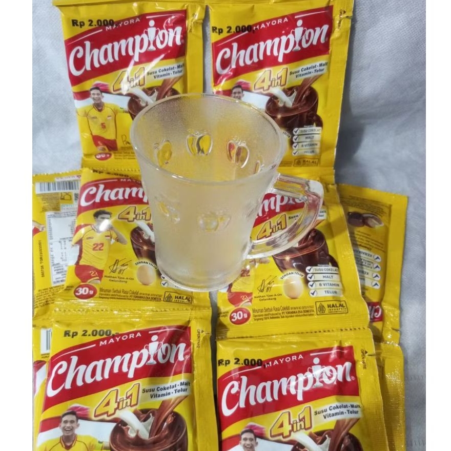 

CHAMPION kemasan 10pcs beli 2rcg bonus 1 gls
