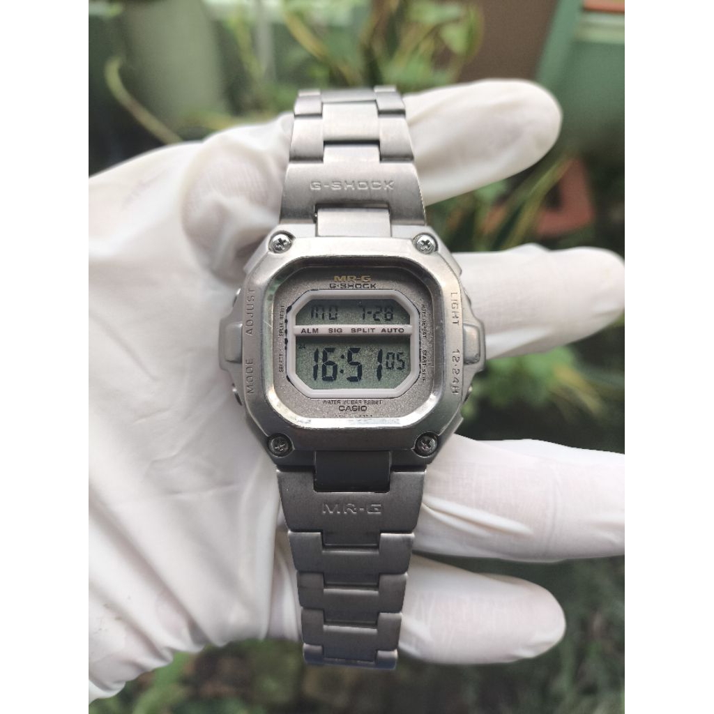 (Harga Net) Jam Tangan Casio G-Shock MRG-110T Titanium All Original Rare Fungsi2 Normal Tinggal Paka