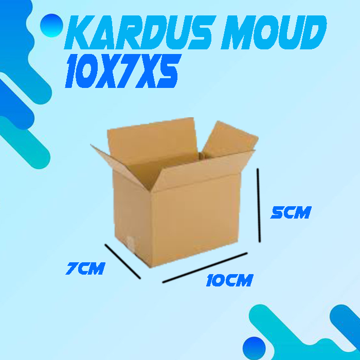 

Kardus Packing Ukuran 10x7x5 Polos Box Cogurated tebal kuat tebal