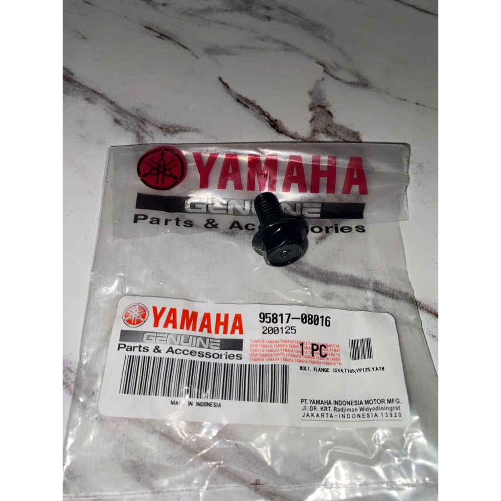 Baut Pembuangan Oli Gardan Mio Sporty - Mio Smile - Mio Soul - Fino Karbu - Xeon 95817-08016