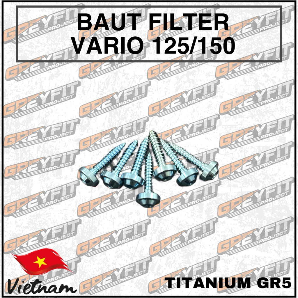 Baut titanium set filter vario 125/150