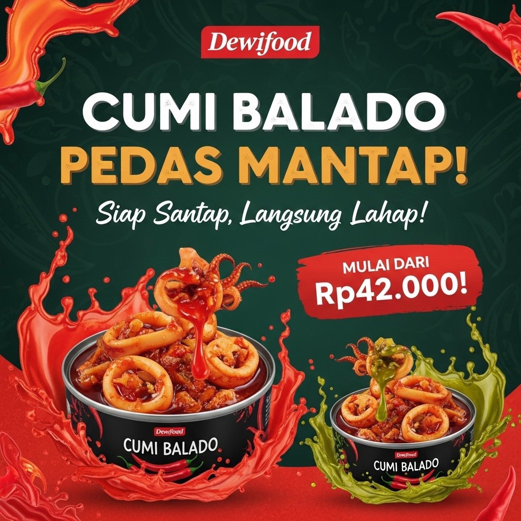 

Baby cumi balado dan cabe hijau