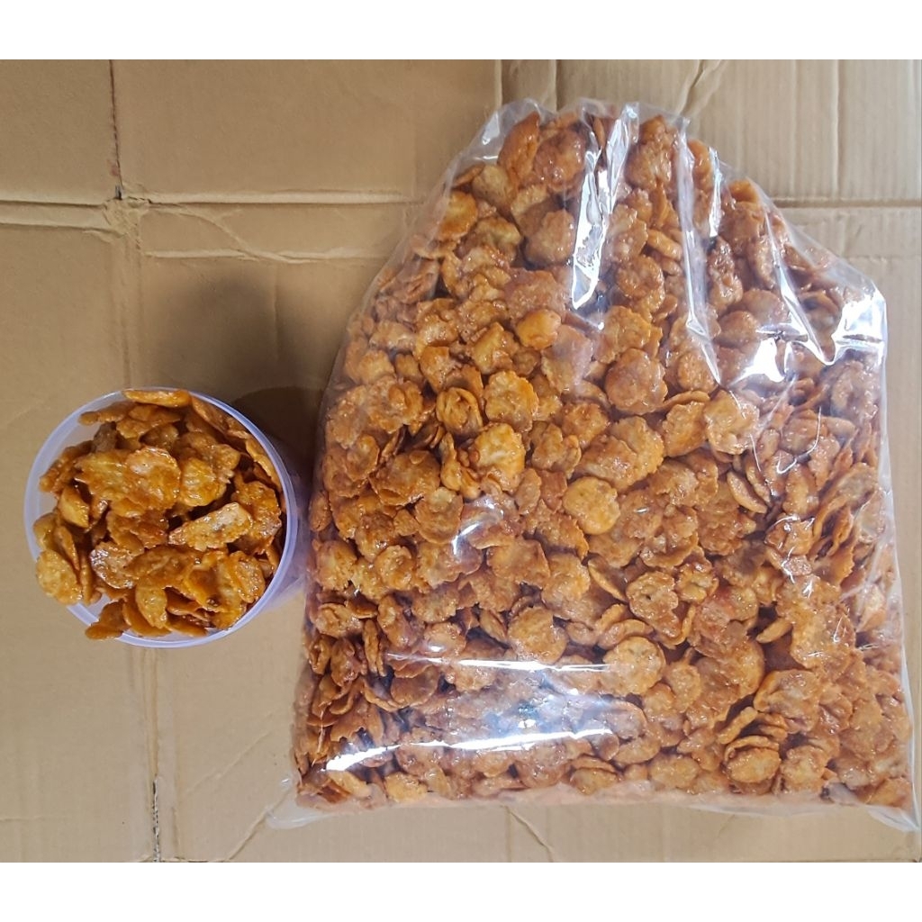 

Emping Pedas Manis Mini/kecil geprek 10kg grosir dan ecer