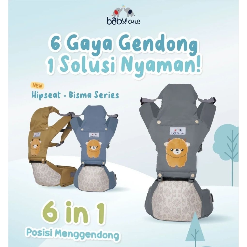 Gendongan Depan Hipseat Baby Cute BCG1098