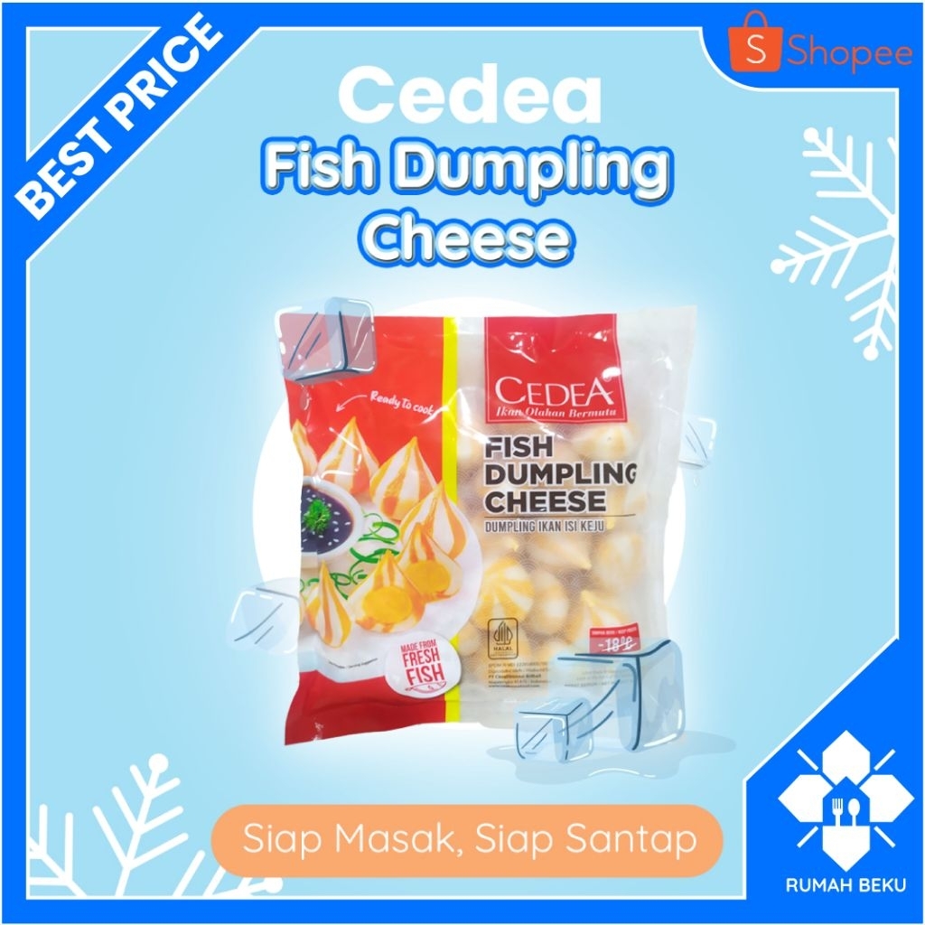 

Fish Dumpling Cheese Siap Kukus - Lembut & Gurih - 500gr | Rumah Beku