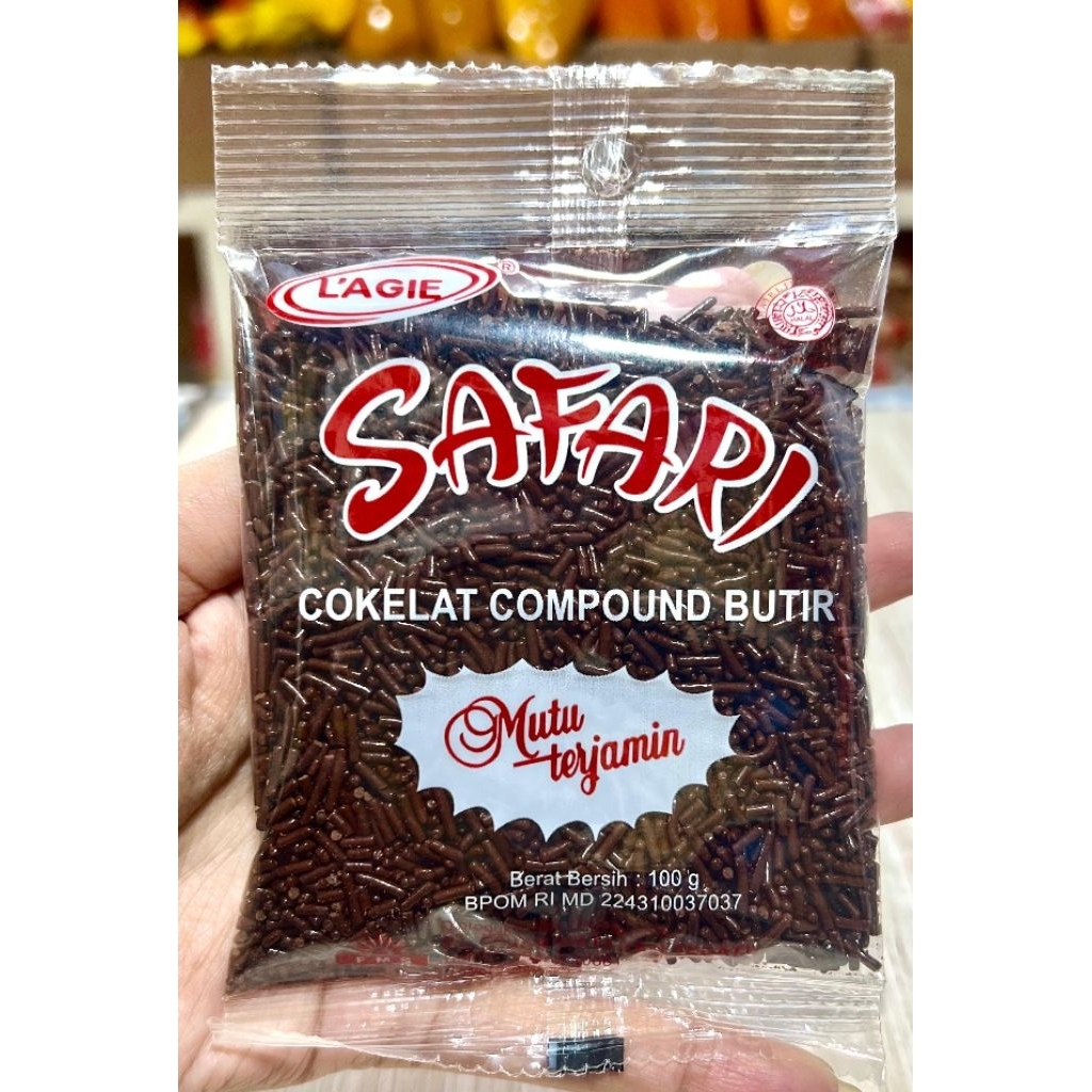 

L'AGIE Safari Cokelat Compound Butir / Meses Coklat 100 gram