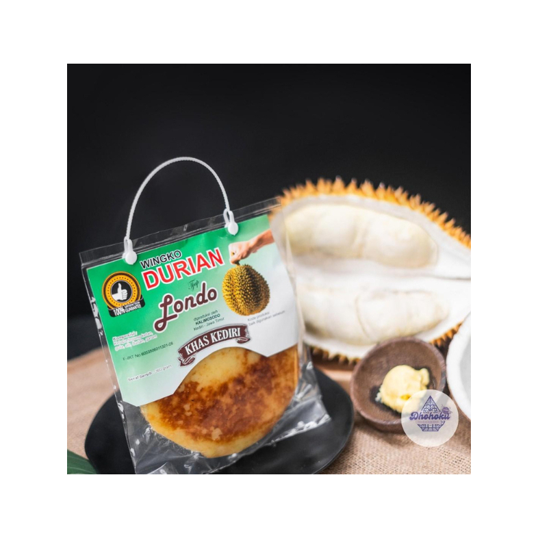 

Wingko Tjap Londo rasa Durian Kue Basah Tradisional dengan Butter - Khas Kediri