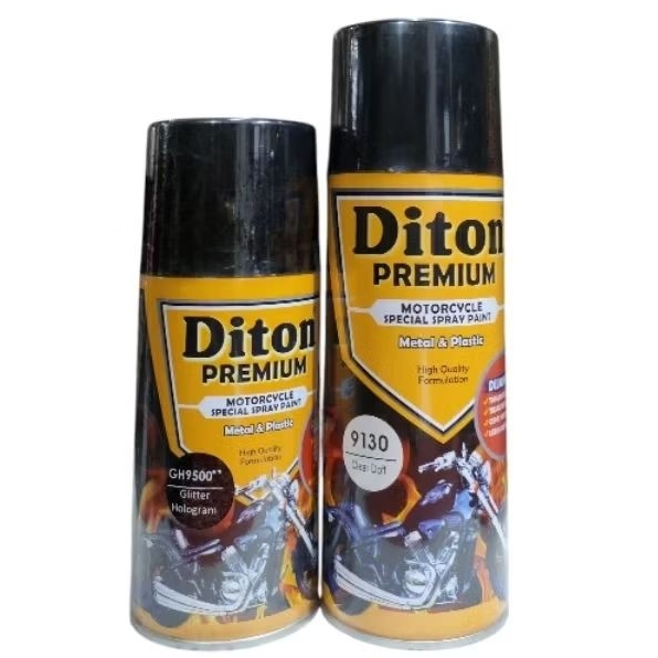 PAKET 2 KALENG DITON PREMIUM 9500 GLITTER HOLOGRAM  / 9130 CLEAR DOFF