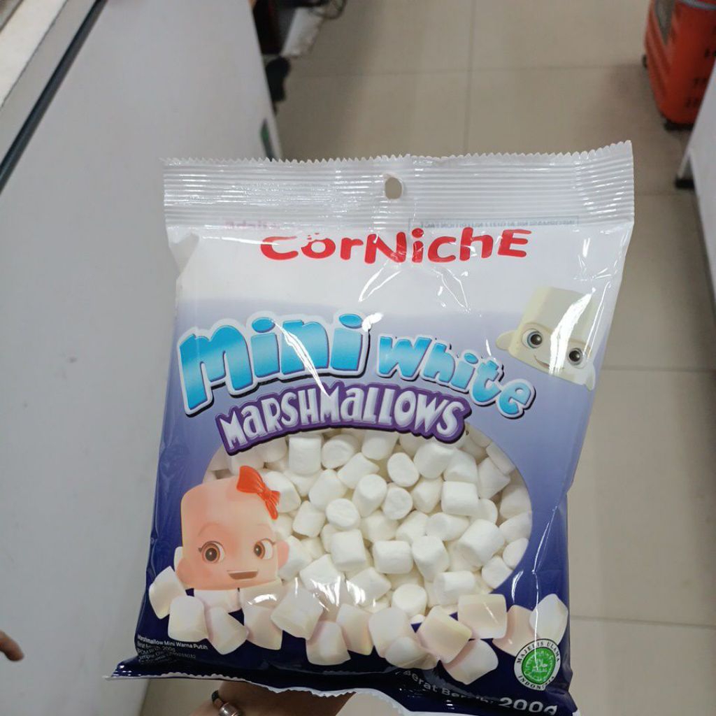 

CORNICHE MINI MARSHMALLOW 200GR