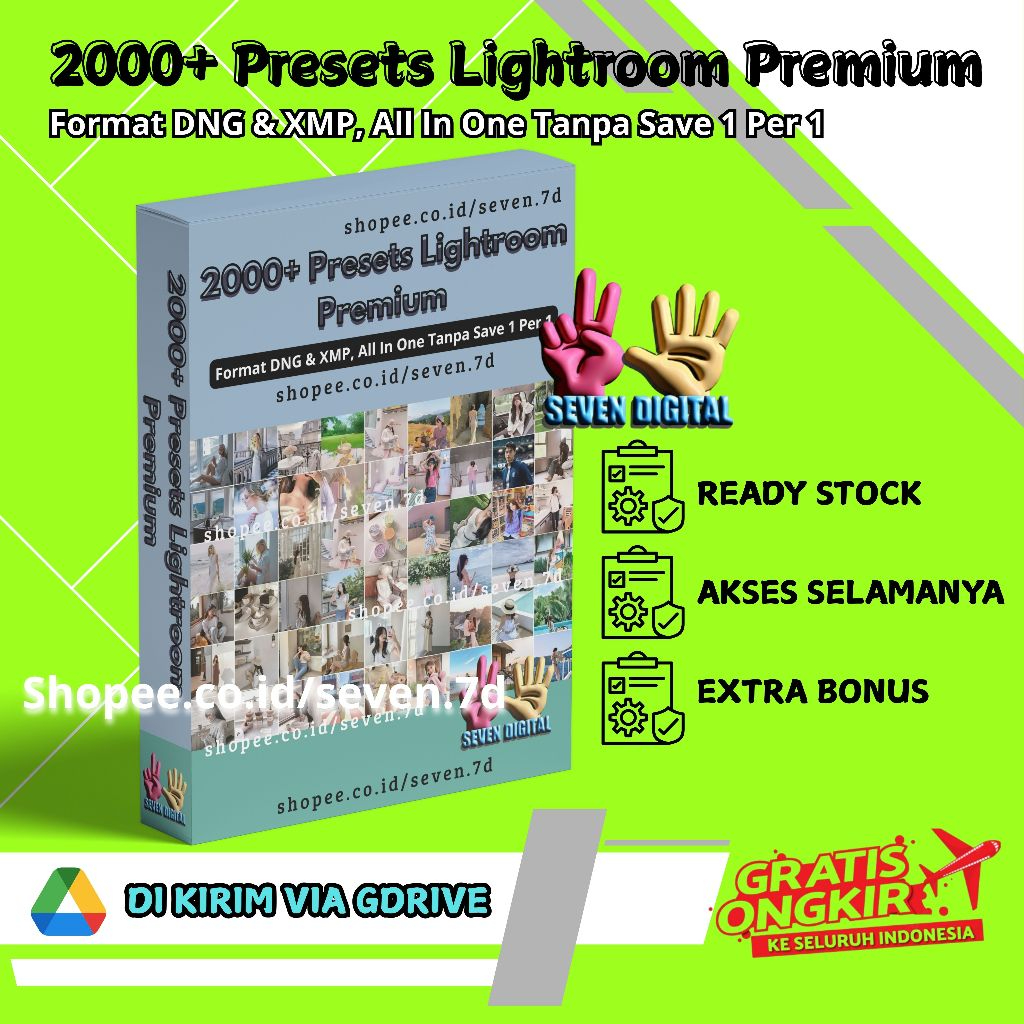 2000+ Bundle Lightroom Preset Aesthetic Mobile dan Desktop | Filter Foto Instagramable | Edit Sekali