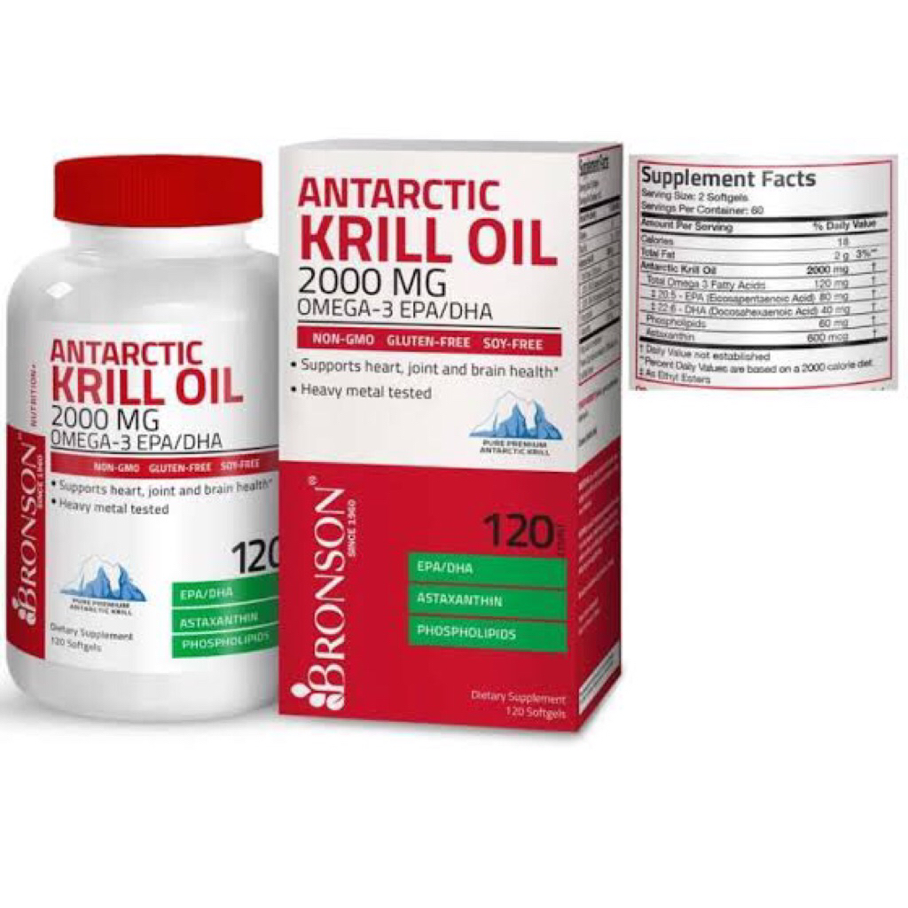 Bronson Antarctic Krill Oil 2000 mg