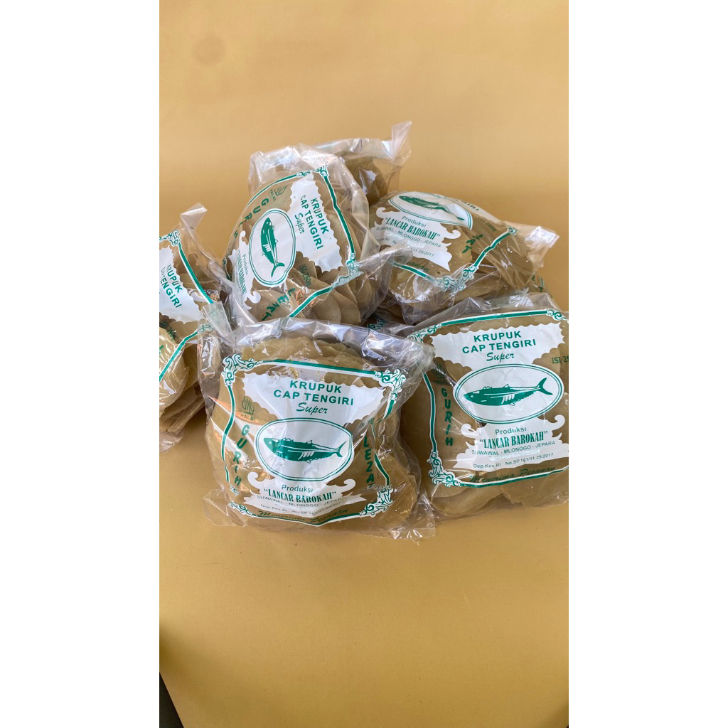 

KRUPUK TENGIRI MENTAH 250g HIJAU