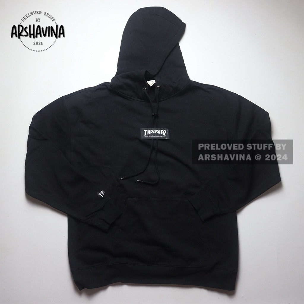 Thrasher Japan Pullover Hoodie Black