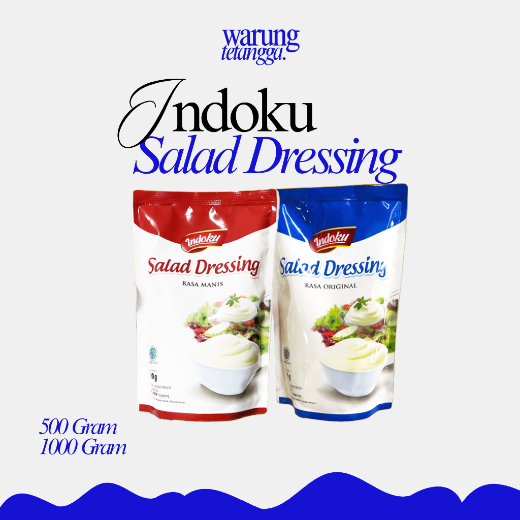 

INDOKU SALAD DRESSING ORIGINAL DAN MANIS 500GR 1000 GR
