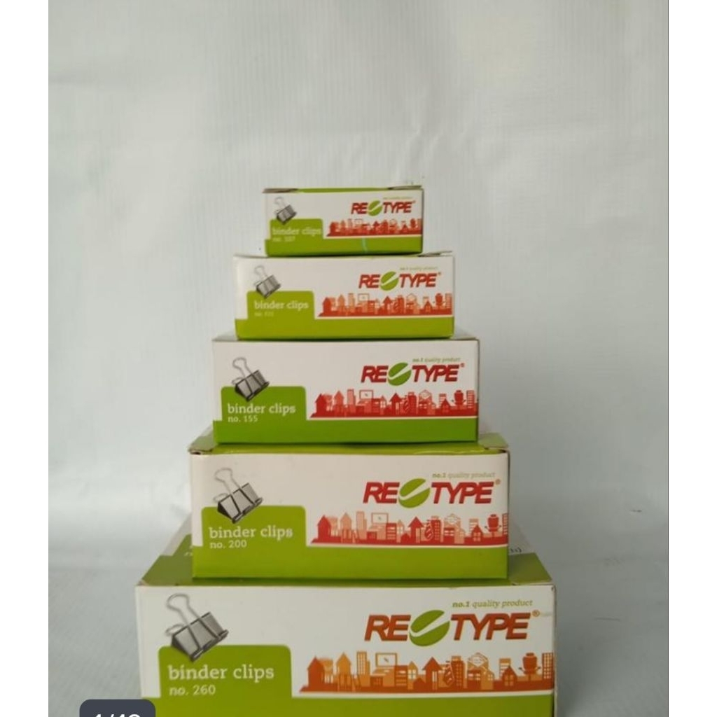 

BINDER CLIP NO 155 RETYPE