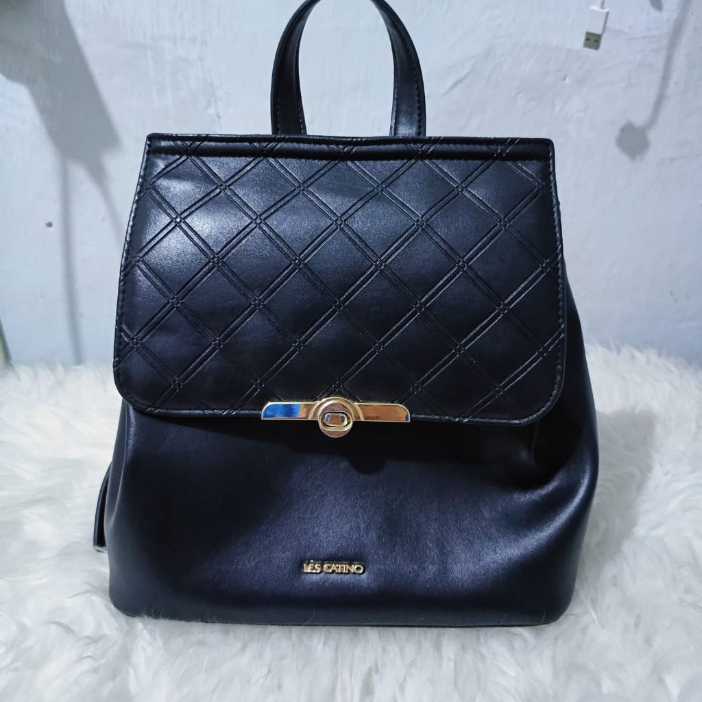 TAS LES CATINO SEKEN, RANSEL LES CATINO, TAS SECOND, TAS PRELOVED TAS WANITA