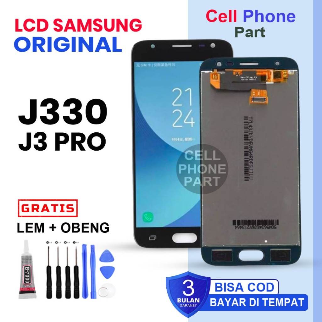 Lcd Samsung Galaxy J3 Pro / J330 / J3 PRO 2017 Original Fullset Touchscreen