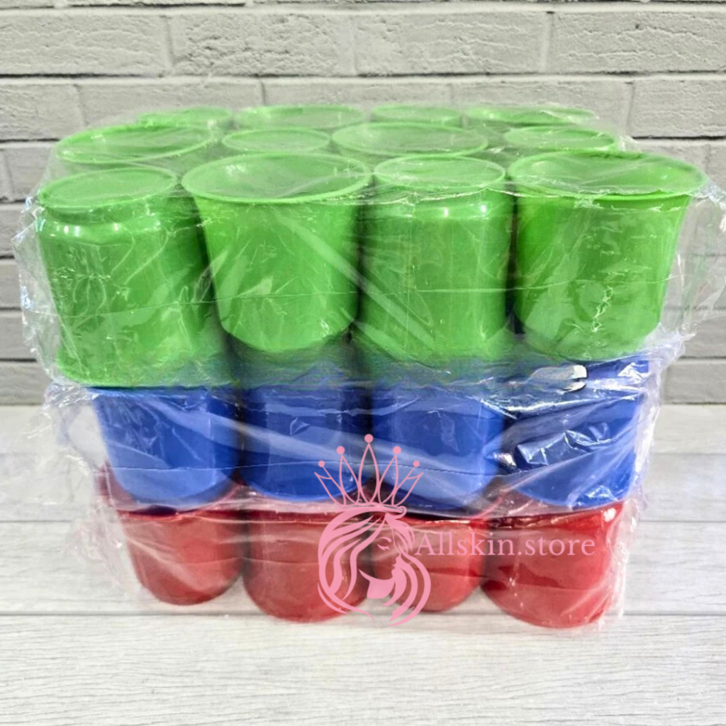1 Lusin (12 Pcs) Gelas Cangkir | Gelas Plastik Gagang | Gelas Plastik 1 Lusin Food Grade BPA Free