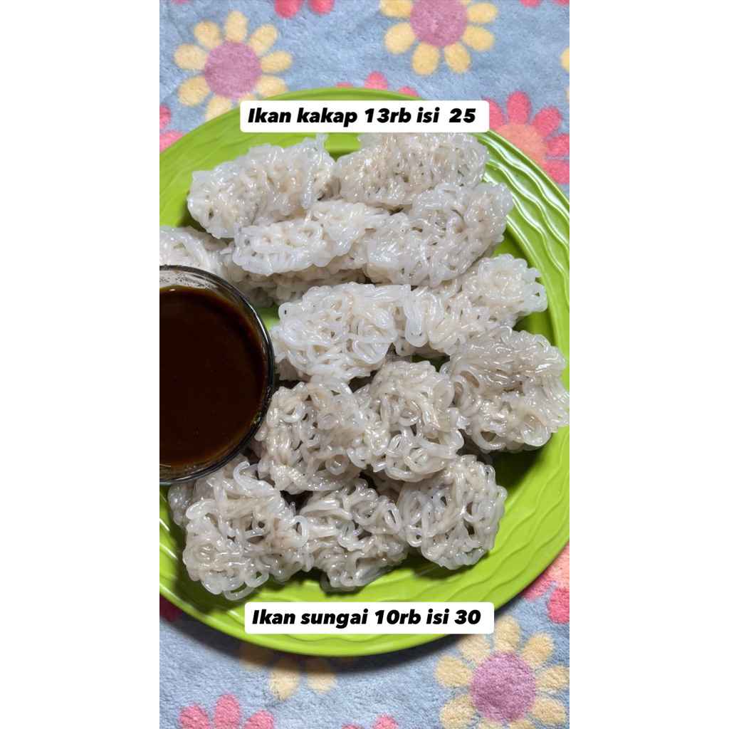 

pempek/krupuk lembut ikan kakap asli palembang