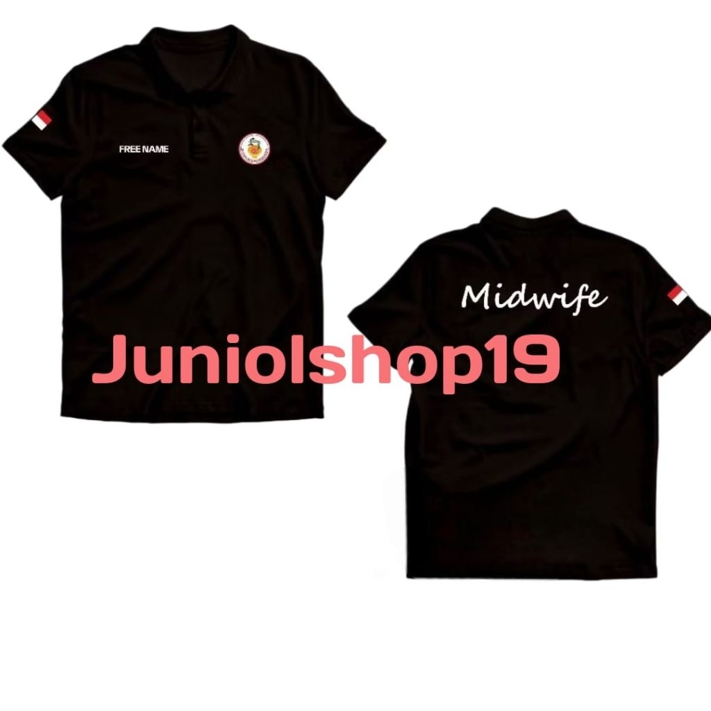 KAOS PUSKESMAS BIDAN/KAOS POLO BIDAN MIDWIFI