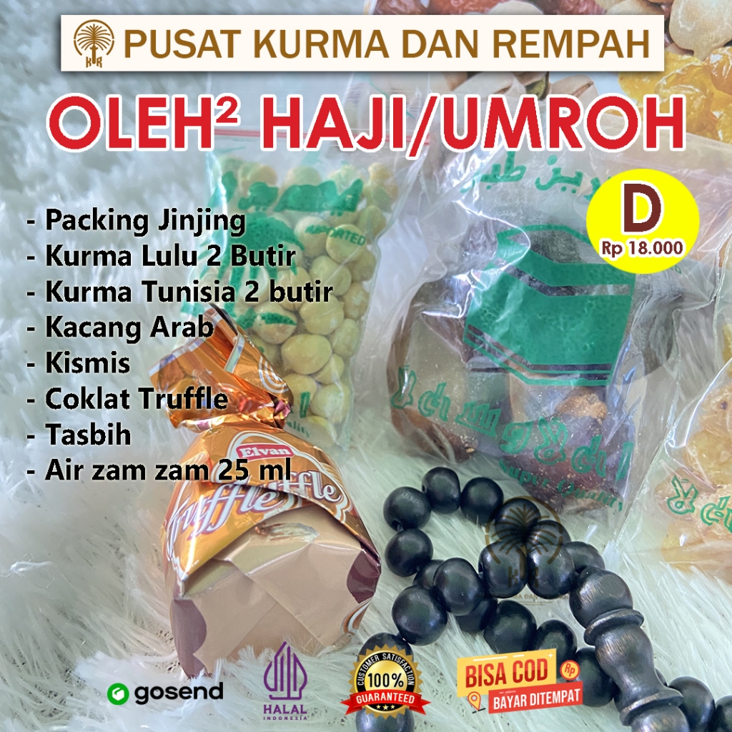 

Oleh Oleh Haji dan Umroh Premium Paket D