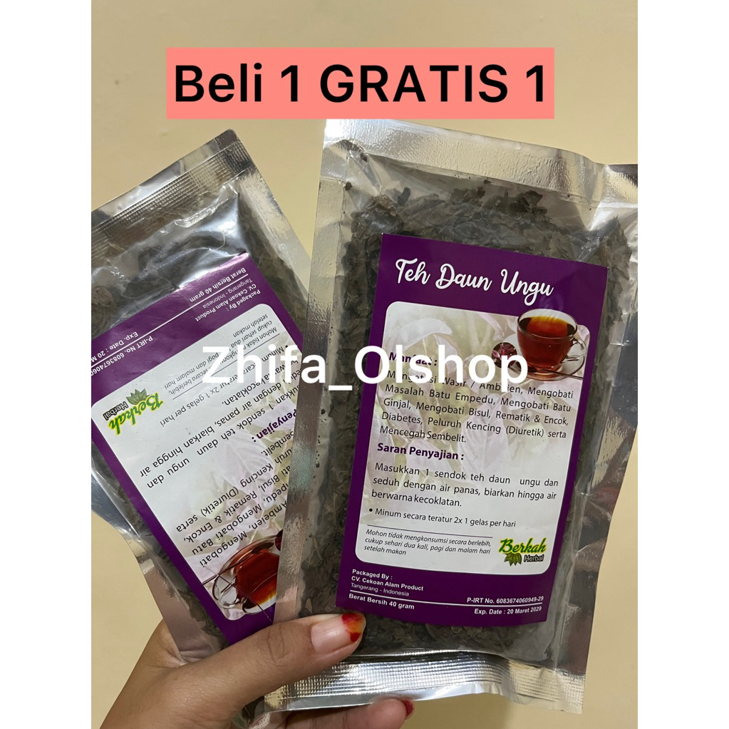 

BELI 1 GRATIS 1 Daun Ungu Kering Untuk Ambeyen Wassir