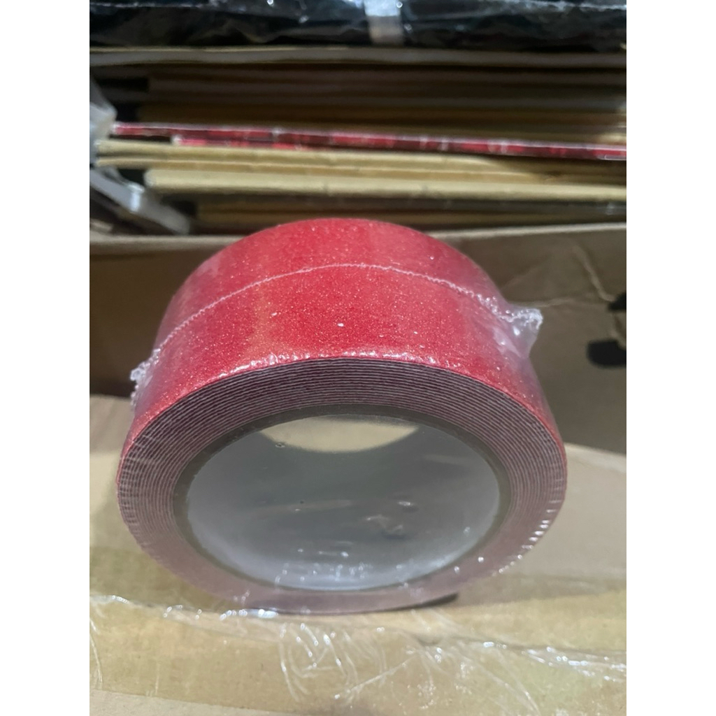 lakban anti slip lantai/tangga - anti licin keramik 2” x 5mtr - merah